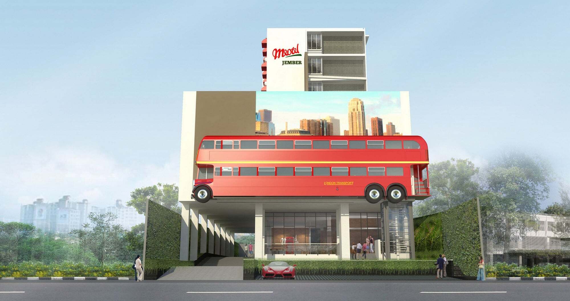 Hotel Fortunagrande Jember Exterior photo